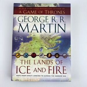 Game of Thrones George R.R. Martin The Lands of Ice and Fire Maps 1st Ed 24x36"